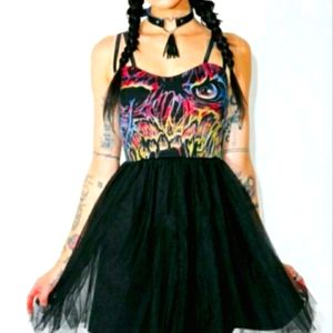 Iron Fist Carl Tulle Black Party Dress